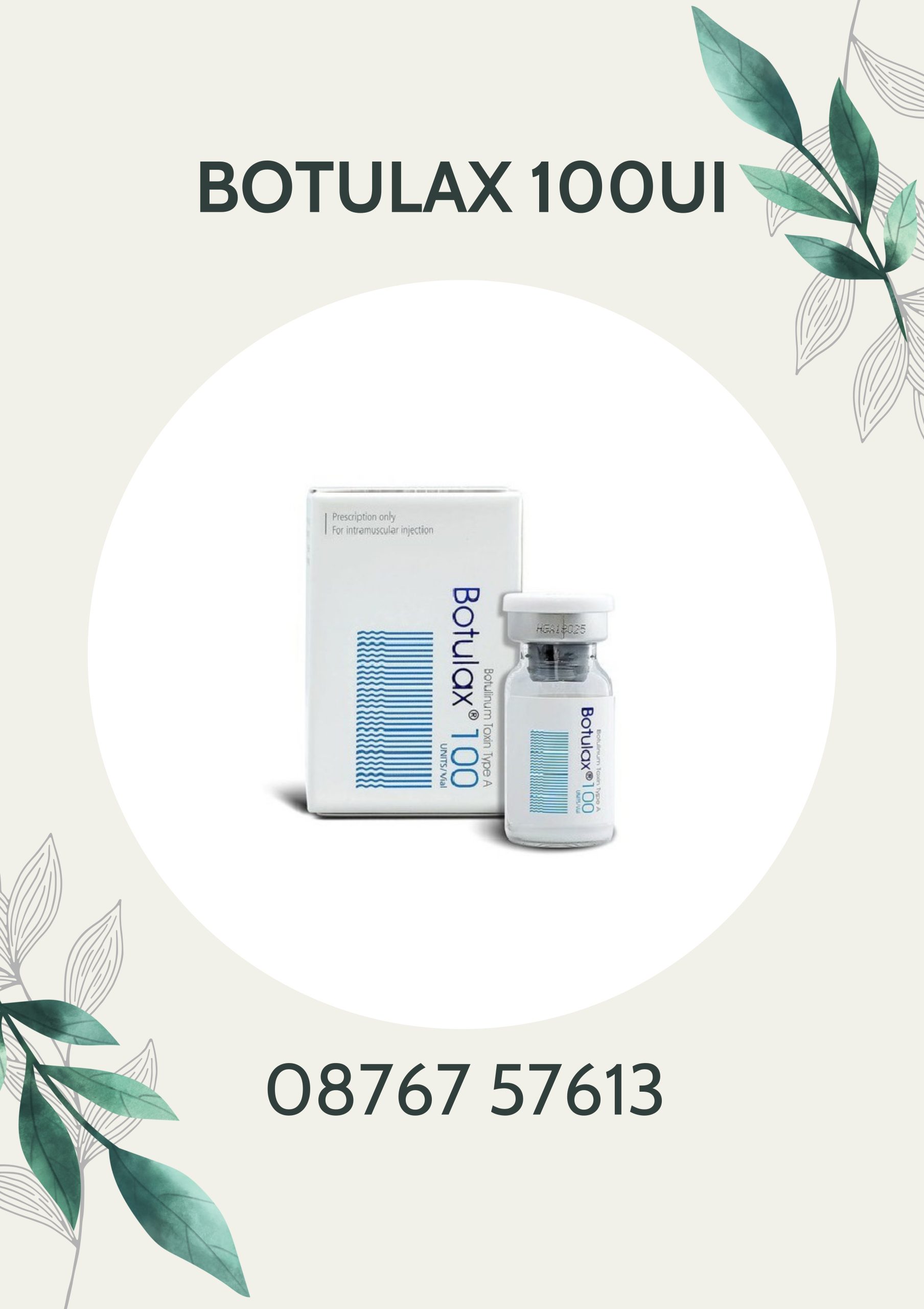 BOTOX BOTULAX 100UI