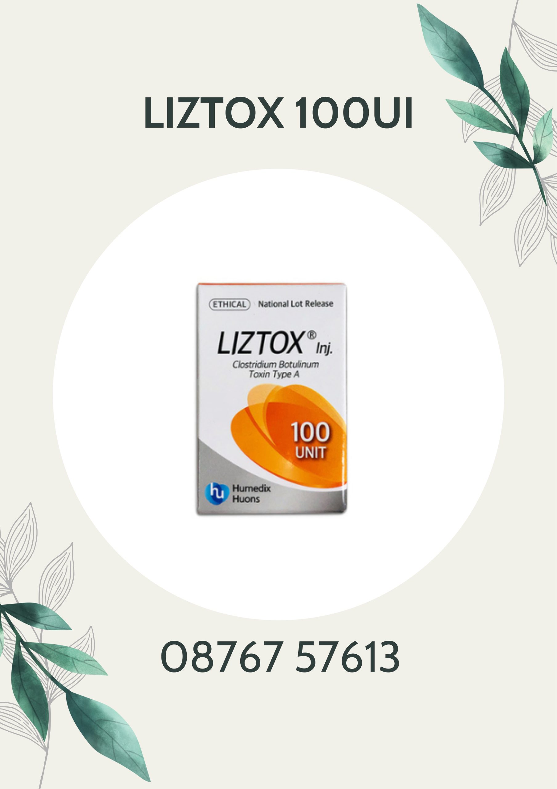 BOTOX LIZTOX 100UI