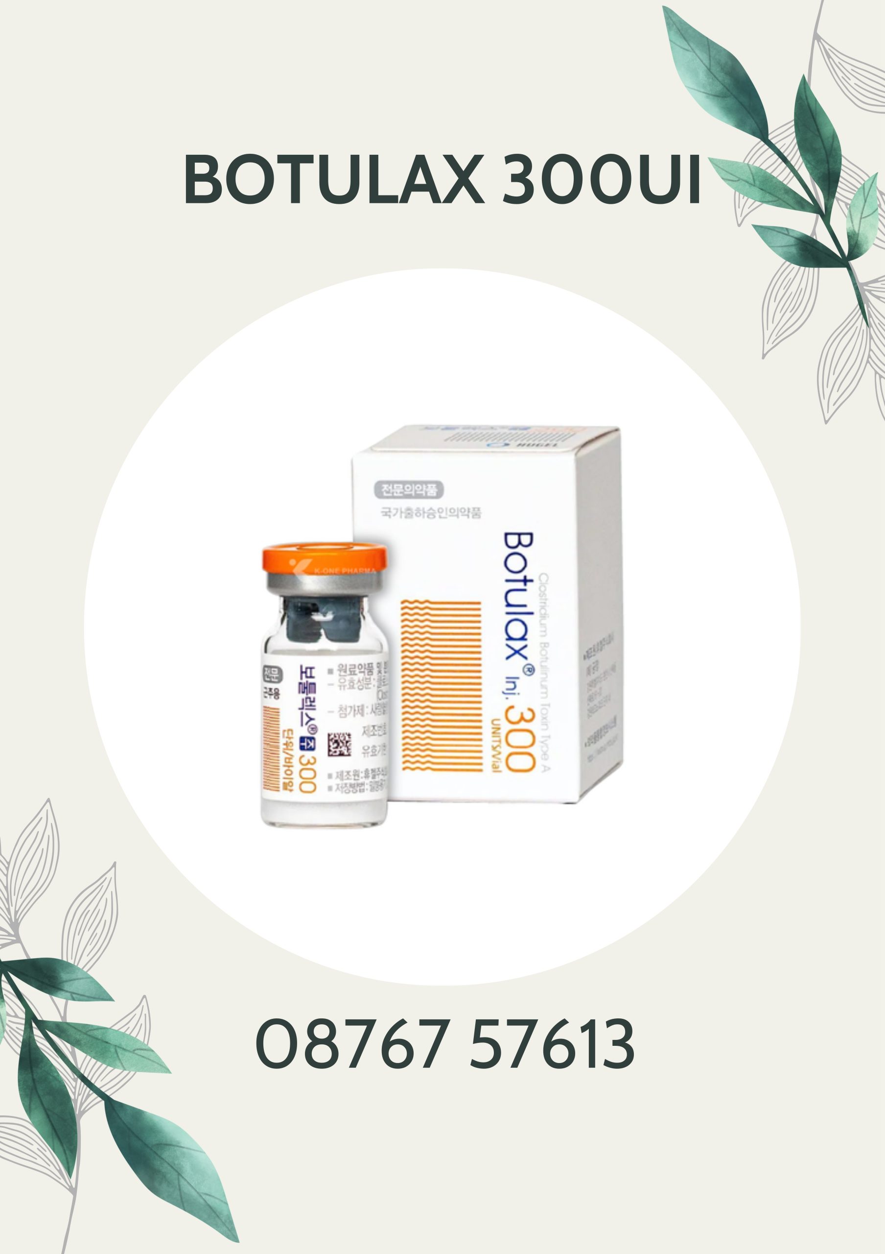 BOTOX BOTULAX 300UI