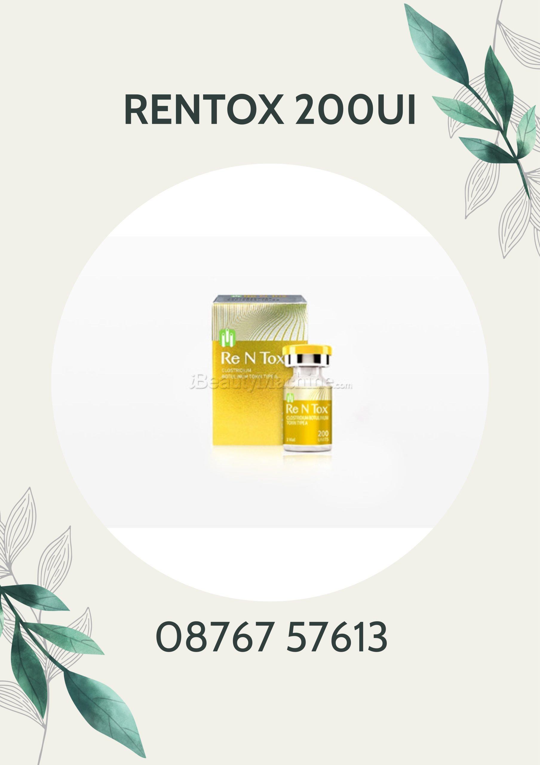 BOTOX RENTOX 200UI