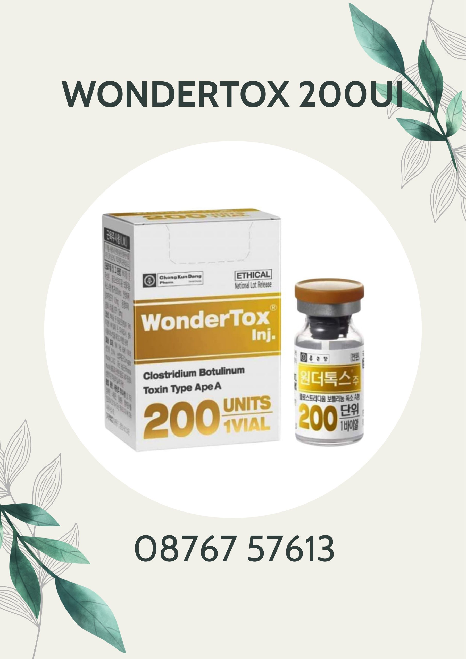 BOTOX WONDERTOX 200UI